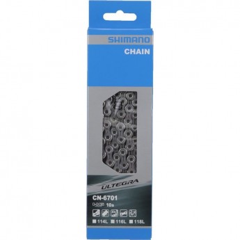 Цепь SHIMANO ULTEGRA, 6701, 10СК, 118 ЗВ., АМП.ПИН (1ШТ)