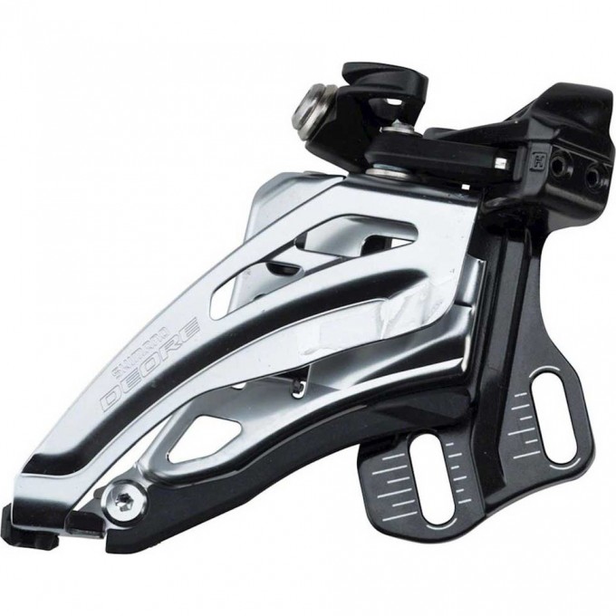 Переключатель передний SHIMANO DEORE, M6020-E, для 2X10 скоростей, E тип (без BB пластины), SIDE-SWING IFDM6020E6