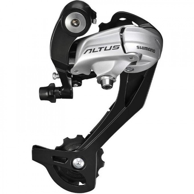 Переключатель задний SHIMANO ALTUS, M370, SGS, 9 скоростей, серебристый ERDM370SGSS