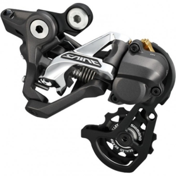 Переключатель задний SHIMANO SAINT, M820, SS, 10 СК., 11-23/11-28, ДЛЯ DH, RD+ IRDM820SS1