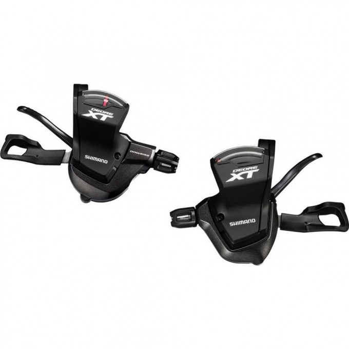 Шифтер SHIMANO XT, M8000, ЛЕВ/ПР, 2/3X11СК, ТРОС+ОПЛЕТКА ISLM8000PA2