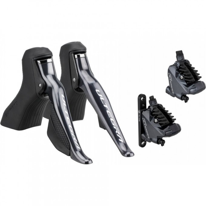 Шифтер/Тормозная ручка SHIMANO ULTEGRA DI2, ST-R8070, ПРАВ/ЛЕВ, 2X11СК., SM-BH90, МАСЛО, КАЛИПЕРЫ BR-R8070 ПЕРЕДН./ЗАДН. ISTR8070PA2