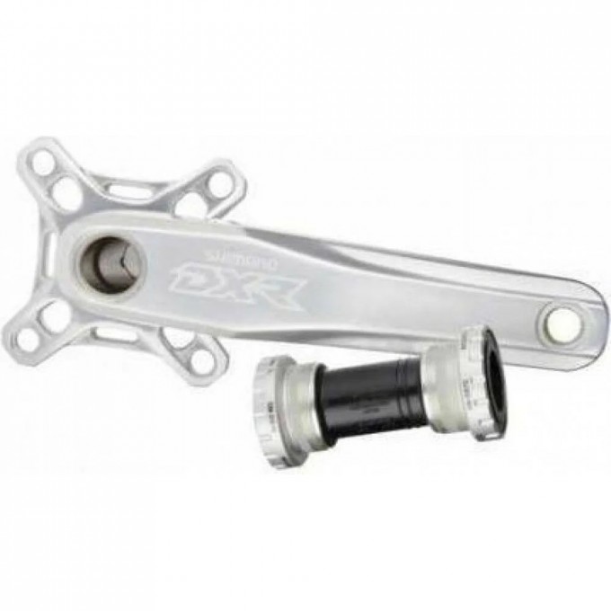 Система SHIMANO DXR, MX71, 175мм, интегрированный вал, с бонками, без звезды IFCMX71EX