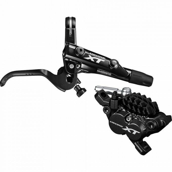 Тормоз дисковый SHIMANO XT M8000(правый)/BR-M8020(задний), калипер, гидролиния 1700мм, без адаптера, металлические колодки IM80002KRRXNA170