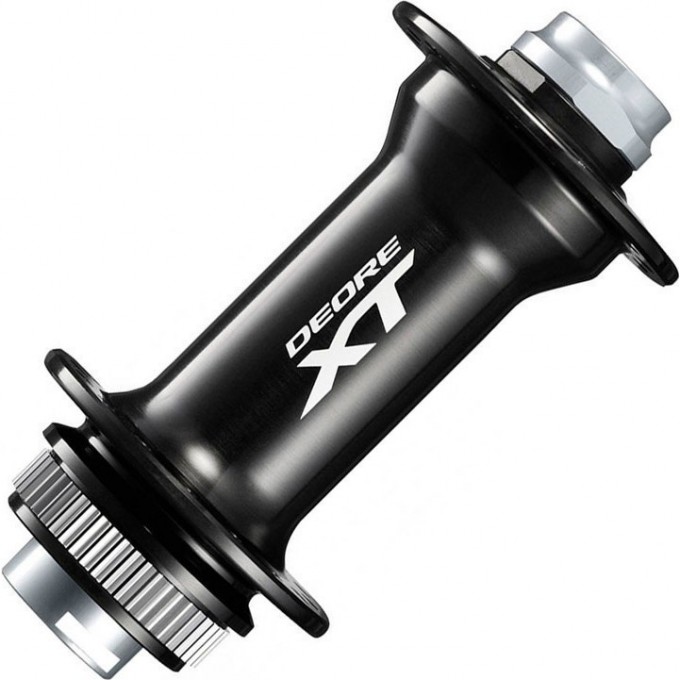 Втулка передняя SHIMANO DEORE XT, M8010, 36 отверстий, без оси 15 мм, C.LOCK, OLD: 100 мм EHBM8010A