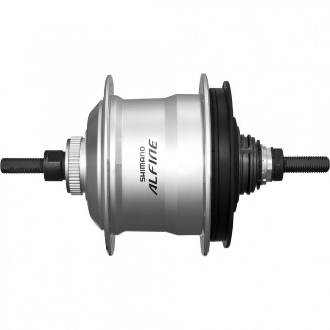 Втулка планетарная SHIMANO ALFINE DI2, S705, 32 ОТВ, 11СК, C.LOCK, 135X187мм, ЦВ. СЕРЕБРИСТЫЙ ISGS705BS
