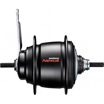 Втулка планетарная SHIMANO NEXUS, C6001, 36 ОТВ, 8СК, НОЖН. ТОР., 132x184мм, ЦВ. ЧЕРНЫЙ, Б/УП.