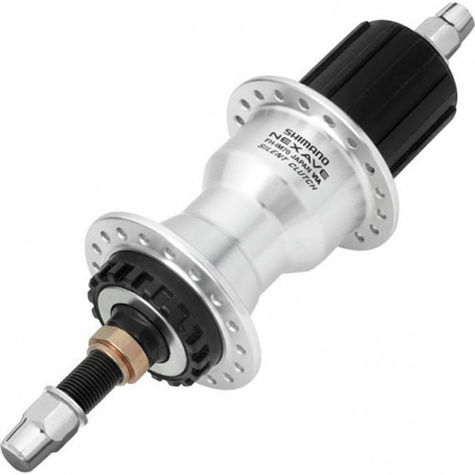 Втулка задняя SHIMANO TOURNEY IM70, 36 отверстия, 8/9 скорость, под гайки, под роллер, 135X185 (M10), серебристый KFHIM70DZ