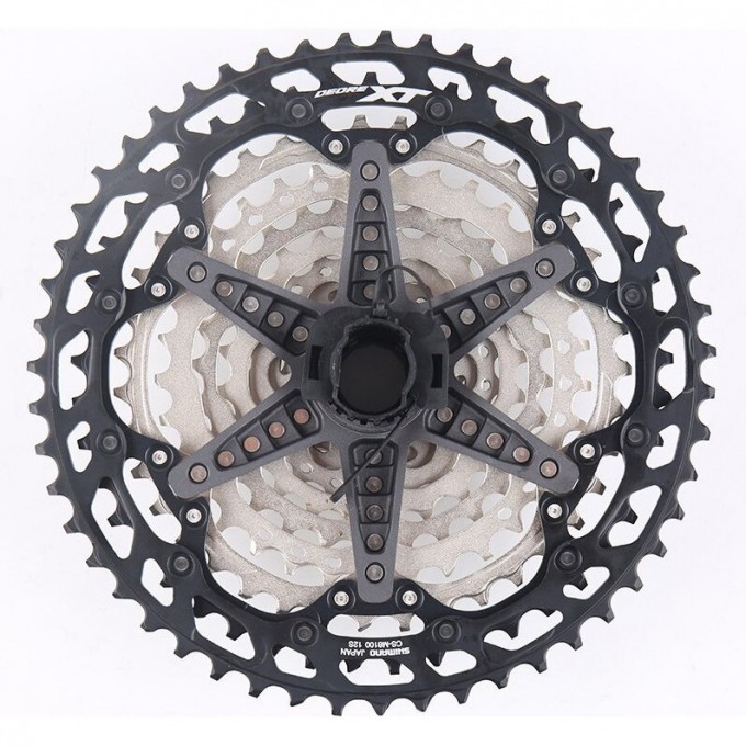 Кассета SHIMANO DEORE XT CS-M8100, 12 скоростей, HYPERGLIDE+, 10-51Т ICSM8100051
