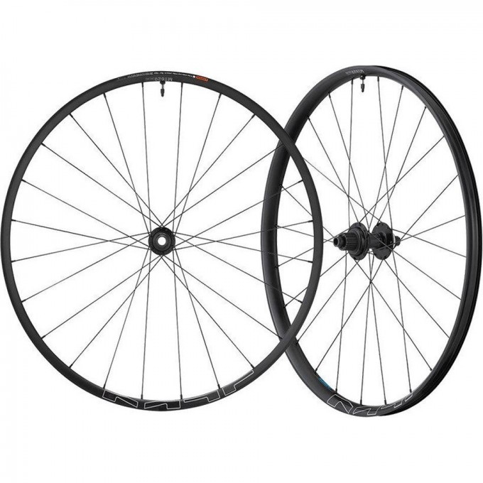 Комплект колес SHIMANO MT620-B-27,5, ПОД ОСИ F:15ММ/R:12ММ, C.LOCK, OLD:110/148ММ EWHMT620LFEREBD7BX