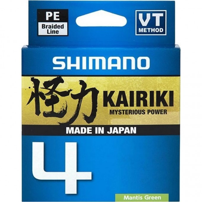 Леска плетёная SHIMANO KAIRIKI 4 PE 150 м разноцветная 0.10 мм 6.8 кг LDM54TE0810015M