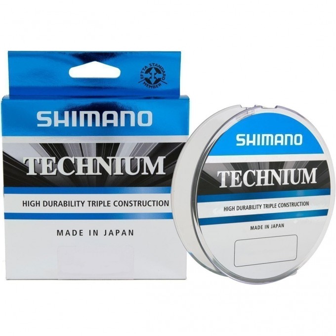 Леска плетёная SHIMANO TECHNIUM 200м черная 0,285мм 7,5кг TEC20028