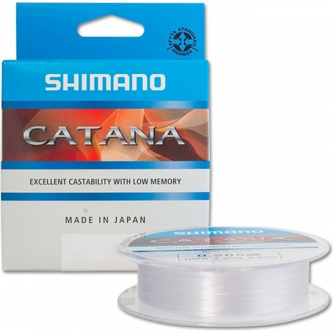 Леска SHIMANO CATANA SPINNING 100м прозрачная 0,355мм 12,5кг CATSPG10035