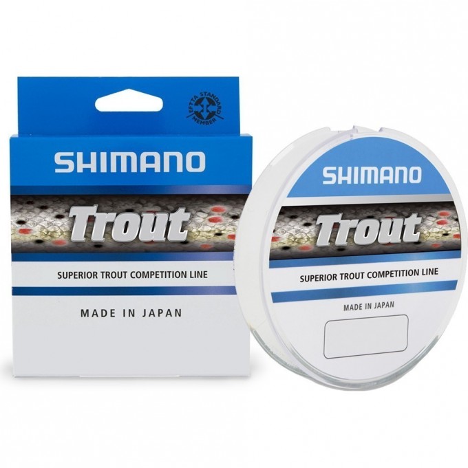 Леска SHIMANO TROUT 150м прозрачная 0,205мм 4,25кг TRO15020