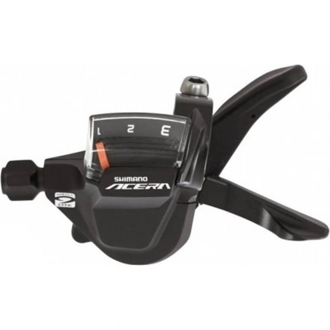 Шифтер SHIMANO ACERA, M3000, левый, 3 скорости, трос 1800мм ESLM3000LB