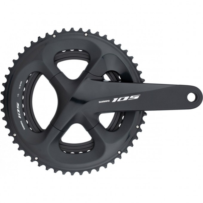 Система SHIMANO 105, R7000, 11 скоростей, 172,5 мм, 53/39T, черный IFCR7000DX39L