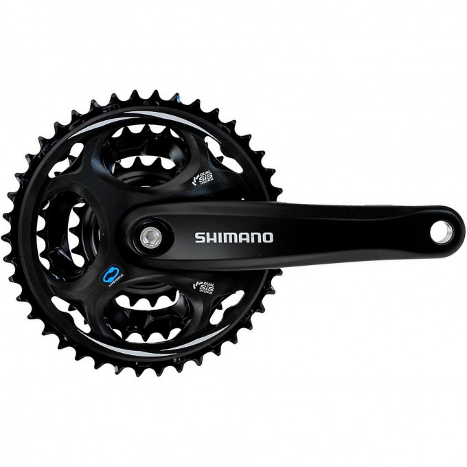 Система SHIMANO ALTUS M311, 170 мм, квадрат, 42/32/22T, черный EFCM311C222XL
