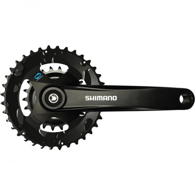 Система SHIMANO ALTUS, M315-2, 175мм, 36/22T, под квадрат, без защиты, черный для 7/8 скоростей EFCM3152E62XL