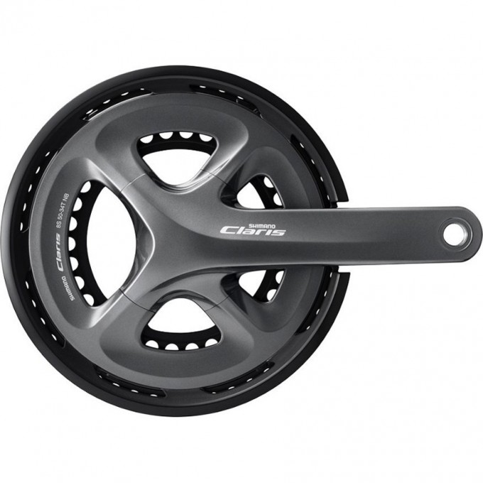 Система SHIMANO CLARIS, R2000, 175мм, интегрированный вал, 8 скоростей с защитой 50/34T EFCR2000EX04C