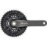 Система SHIMANO DEORE, M6000-3, 170 мм, интегрированный вал, 10 скоростей, 40/30/22T без каретки, черный EFCM6000CX002X