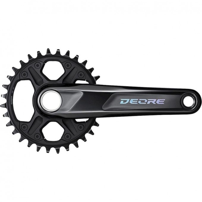 Система SHIMANO DEORE M6120-1, для 1x12 скоростей, 175мм, интегрированный вал, 32T без каретки, для CL:55мм EFCM61201EXA2
