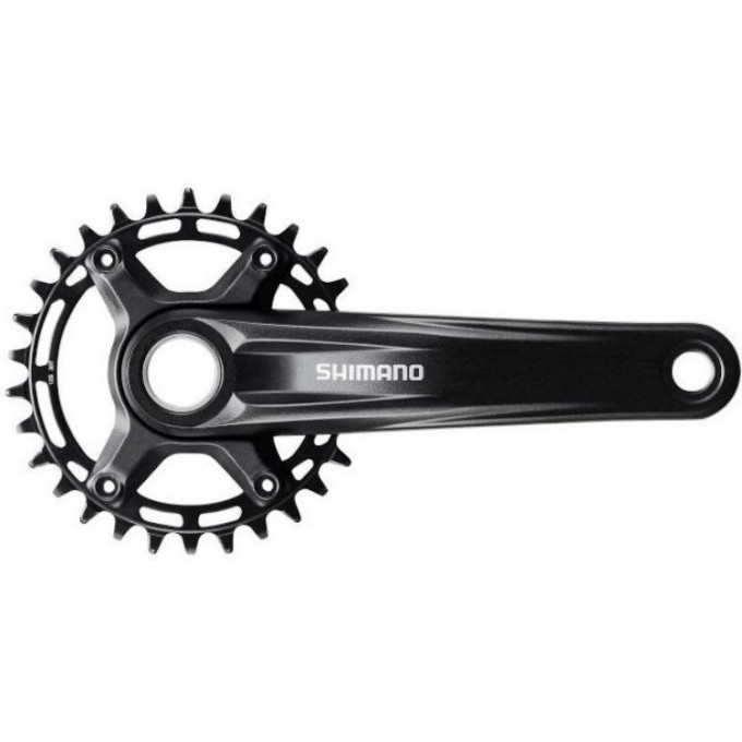 Система SHIMANO DEORE MT510-1, 12 скоростей, 175мм, интегрированный вал, 32T без каретки, для CL:52мм, черный EFCMT5101EXA2L