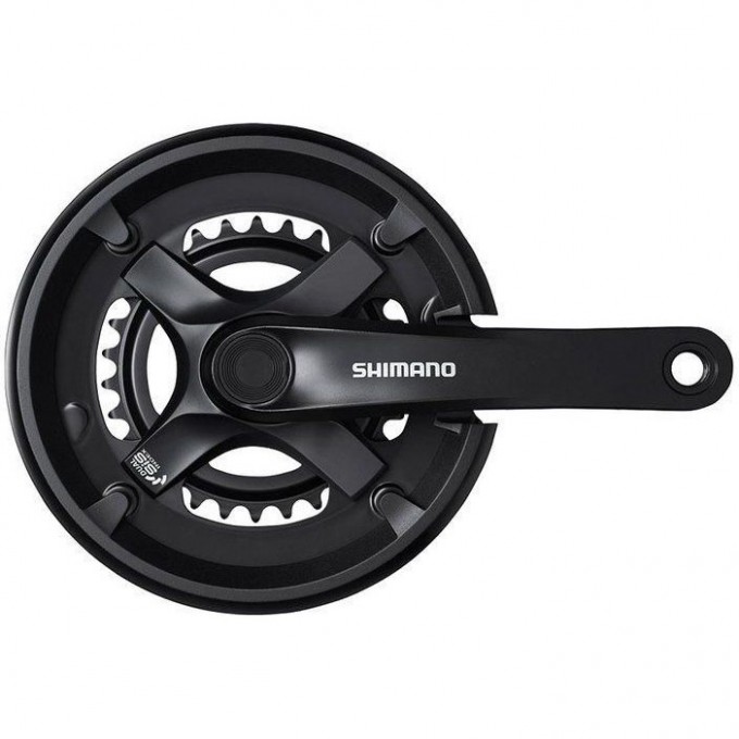 Система SHIMANO TY501, 170 мм, для 2x7/8 скоростей, квадрат, 46/30 EFCTY5012C60CLB