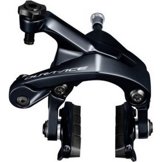 Тормоз клещевой SHIMANO DURA-ACE, R9100, передний, гайки:10.5/12.5/18/27/32мм, колодка R55C4 IBRR9100AF82X