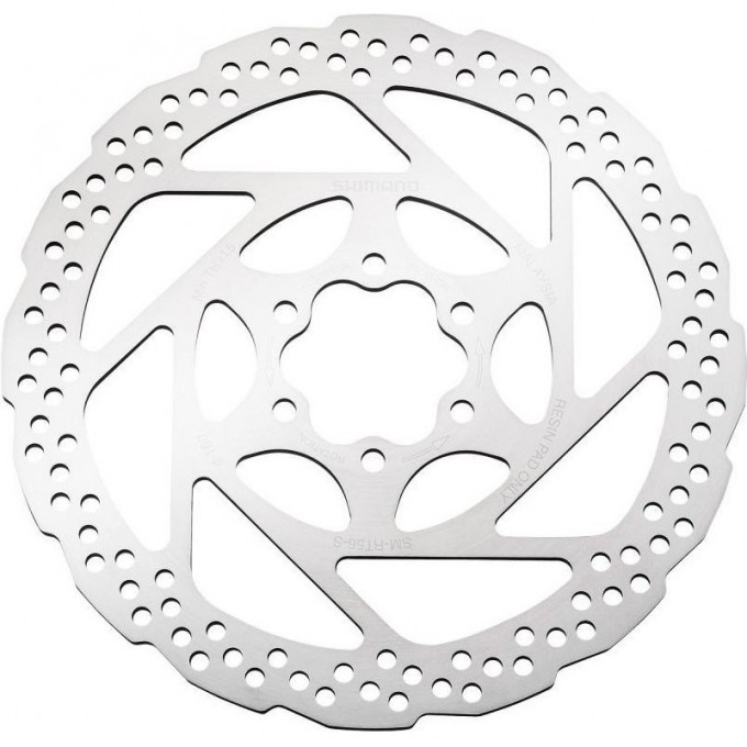 Тормозной диск SHIMANO RT56, 160мм, 6-болтов, только для пластиковых колодок ESMRT56SC