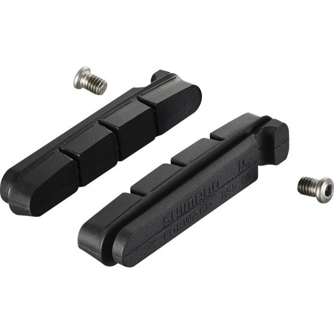 Вкладыш тормозной колодки SHIMANO R55C3 шоссейные, пара, для DA, ULTEGRA, 105 Y8FN98090