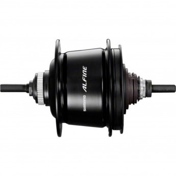 Втулка планетарная SHIMANO ALFINE, S7001, 32 ОТВ, 8СК, C.LOCK, 135X187ММ, ЦВ. ЧЕРНЫЙ, ISGS70018BL
