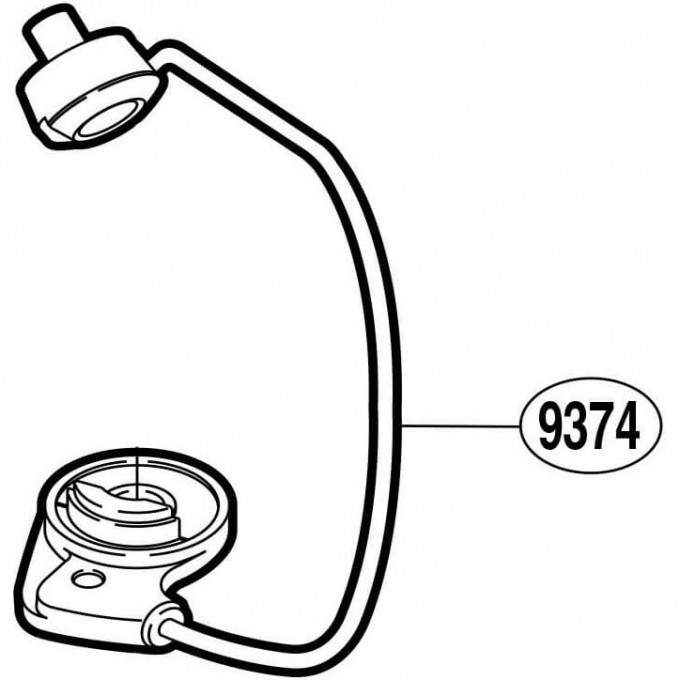 Запчасть для катушки SHIMANO BAIL ASSEMBLY дуга лесоукладывателя RD9374