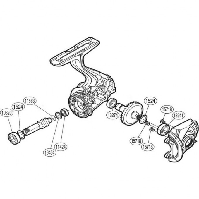 Запчасть для катушки SHIMANO BEARING SET набор подшипников PK0339