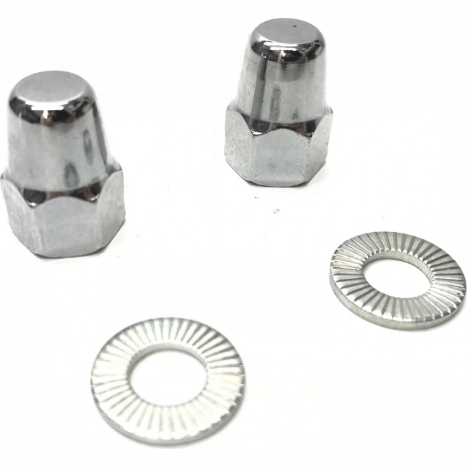 Запчасть к втулкам SHIMANO, гайки M9 (2 штуки), шайбы 2 мм (2 штуки), без упаковки, ASMIM41FNTC