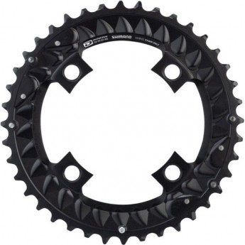 Звезда передняя SHIMANO DEORE, для M6000, 40T-AN, черный