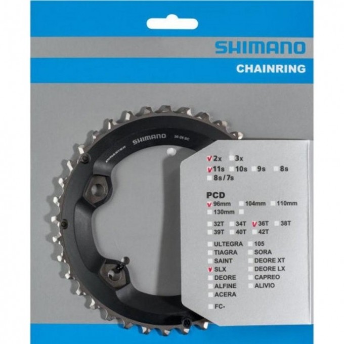 Звезда передняя SHIMANO, для FC-M7000-2, 34T-BB, для 34-24T Y1VG98010