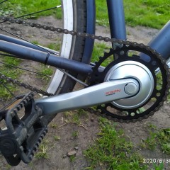 Система SHIMANO NEXUS, C6000, 170 мм, 38T, серебристый, без упаковки