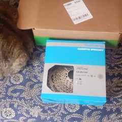 Кассета SHIMANO DEORE, M4100, 10 скоростей, 11-46T